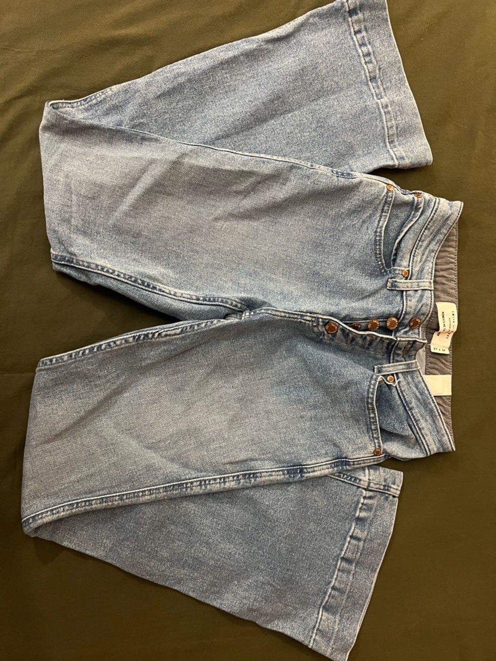 Smith and Rogue Light Blue Button-Fly Denim Jeans